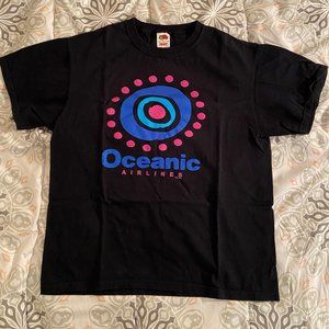 Lost TV Show T-shirt OCEANIC AIRLINES Large L